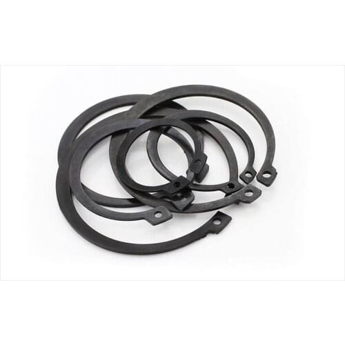 Elastic retaining ring 65Mn GB894 Shaft card circlip M4 M5 M6 M8 M10 M12 M14-M65 black shaft type C Card spring card ring