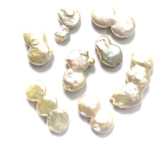 Natural Irregular Freshwater Pearls Are Exquisitely Bright and Elegant All-match Jewelry Accessories DIY Necklace Wholesale