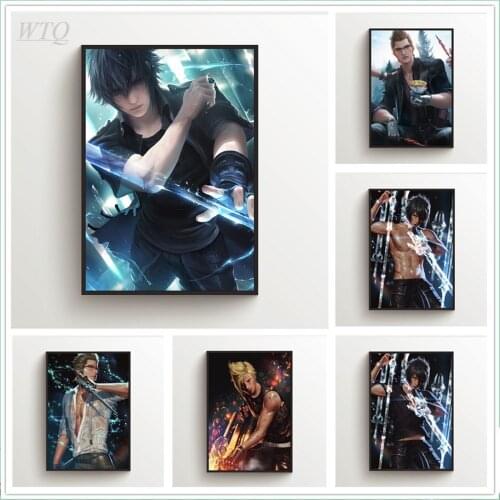 Final Fantasy XV Noctis Anime Posters Wall Poster Canvas Painting Posters and Prints Wall Decor Wall Art Picture Home Decoration