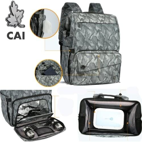 CAI Functional Picnic Lunch Bags Military Travel Heat Insulation High Capacity Camouflage Food Dinner Bag for Women Men