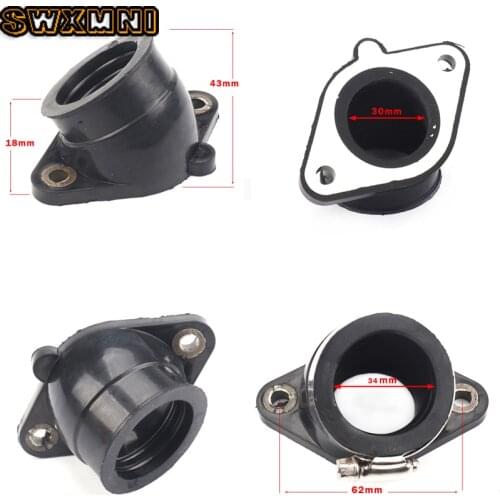 Brand new Motorcycle Dirt Bike Racing 33mm Carburetor Rubber Angled Adapter Inlet Intake Pipe For MIKUNI VM24 OKO28 KOSO30