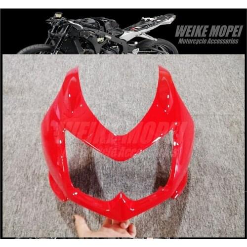 Red Motorcycle Front Upper Fairing Headlight Cowl Nose Panel Fit For Kawasaki Ninja250R EX250 ZX250 2008 2009 2010 2011 2012