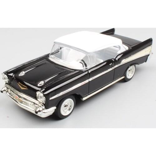 Diecast 1/43 Bel Air 1957 Simulation Alloy Car Model Toy Sports Car Gift Adult Collection Show Classic Toys for Boys