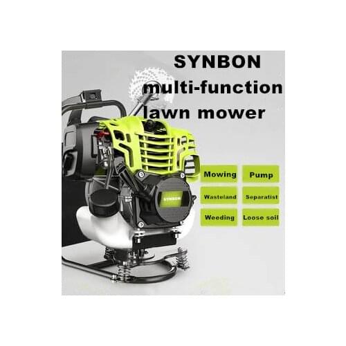 SYNBON new mower multifunctional agricultural gasoline mower knapsack mower wasteland weeding harveste ditch irrigation mower