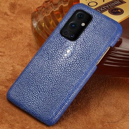 LANGSIDI Original Stingray Leather case For Oneplus 9 Pro 9R Luxury leather cover For One Plus 9pro 8pro T 6T 7T 9 pro fundas