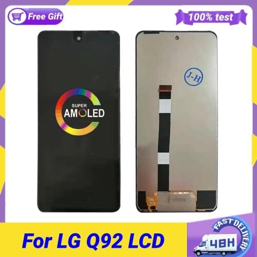 Original Super AMOLED For LG Q92 5G LM-Q920 Q920N LCD Display Touch Screen Digitizer Assembly Replacement For LG Q92 6.67"