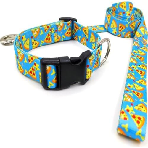 Fruit dog collar soft Comfortable Adjustable Dog Collar Dog leash Pet Collar Pet Leash for small medium large XL dogs
