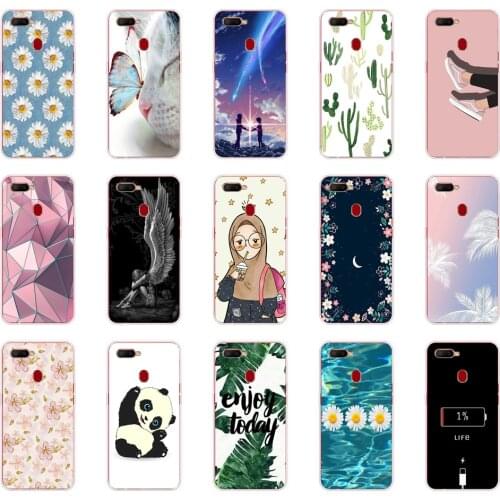 Silicone Phone Case for OPPO A5S Case Soft TPU Back Cover For Oppo A5S Cases full protective Capa Coque Fundas