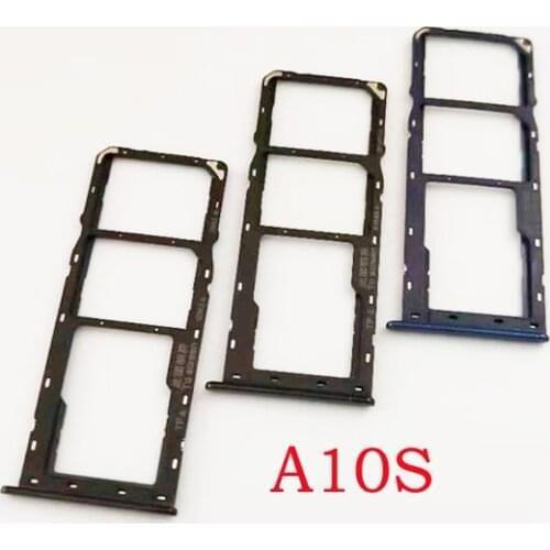 Sim Tray For Samsung Galaxy A10S A107 A20S A207 A30S A307 SIM Card Tray Slot Holder Replacement Part