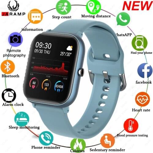 JARAMP 2021 New Smart Watch Men Women Multi-Sport Mode full touch Sport SmartWatch Men Heart Rate monitor for iOS Android phone