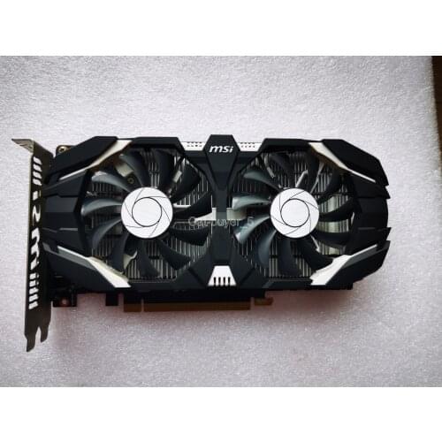 MSI NVIDIA GeForce GTX1050 2GB DDR5 Rafale DP/DVI/HDMI PCI-Express Video Card