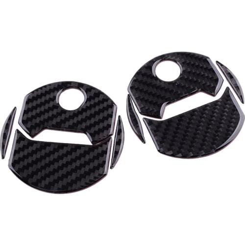 1 Set Air Conditioning Outlet Vent Sticker Trim Fit for Chevrolet Camaro 2010 2011 2012 2013 2014 2015 Carbon Fiber Black