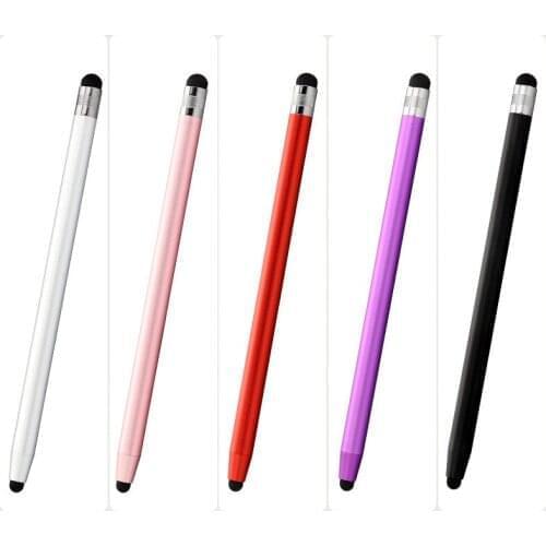 100pcs/lot Silicone Double-headed Stylus Fashion Pencil Style Handwriting Capacitive Pen Suitable For Touch Screen Devices