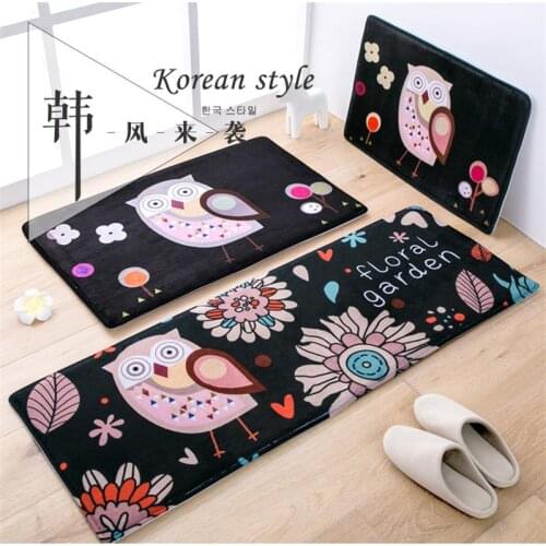 40X60+45X120cm/Set Kitchen Mat Cartoon Bird Doormat Anti-Slip Bathroom Carpet Children Bedroom Rugs And Carpets Bathroom Carpet