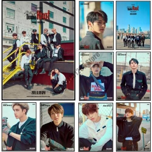 Diamond Painting Kpop Stray Kids Double Knot Embroidery Cross Stitch Kits Diamond Mosaic 5D DIY Full Square Pictures Home Decor