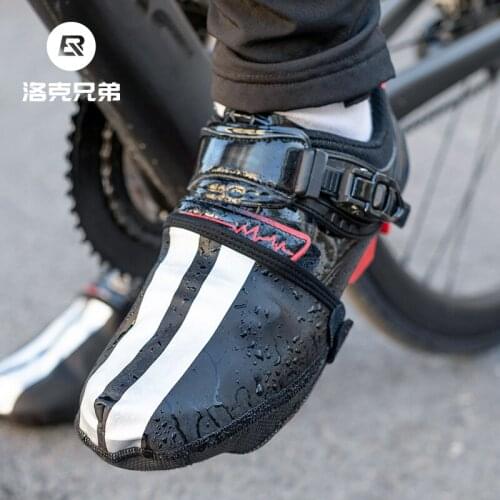 Rockbros Half Palm Cycling Shoe Cover Bicycle Mountain Road Bike Lock Shoe Shoe Cover MenS Autumn Winter Warm Equipment