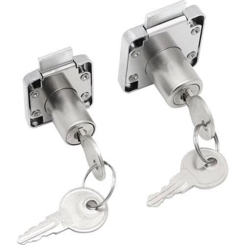 HUATENGLONG 138 Drawer Cam Lock Zinc Alloy Cabinet Lock Office Cupboard Desk Drawer Lock With Iron/Plastic Key