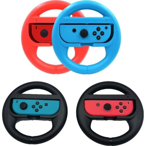 2Pcs Left&Right Steering Wheel Controller Handle Holder Grip For Nintendo Switch