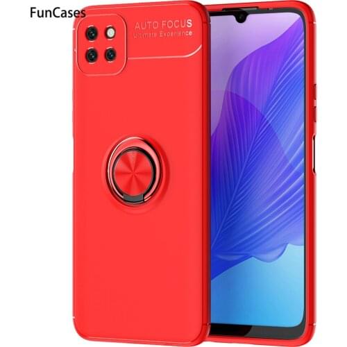 Car Ring Bracket Soft TPU Cases For Huawei Enjoy 20 Plus Cell Cover Huawei Enjoy 20 P40 Lite E 5G Pro Honor Play 4T Z Plus 4