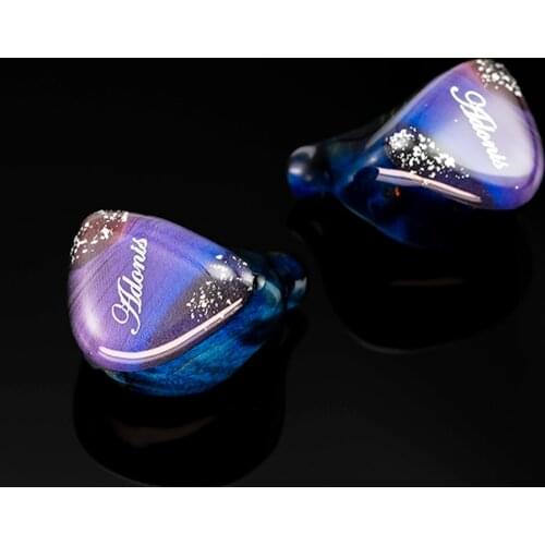 QOA Adonis 10mm DD+2BA In Ear Earphone Hybrid Driver Wooden Shell HIFI DJ Monitor Headset Bass Earbud Vesper PINK LADY Mojito