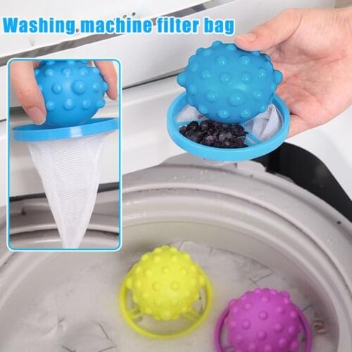 Newly Floating Laundry Lint Catcher Lint Remover for Washer Floating Pet Fur Catcher Laundry Reusable