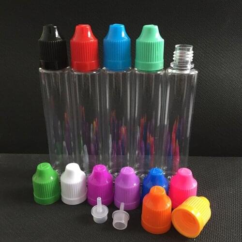 PET 30ml Refillable E Cigarette Ejuice E liquid Bottles empty Needle Dropper Pen style Bottles With Cap and Long Thin Tip