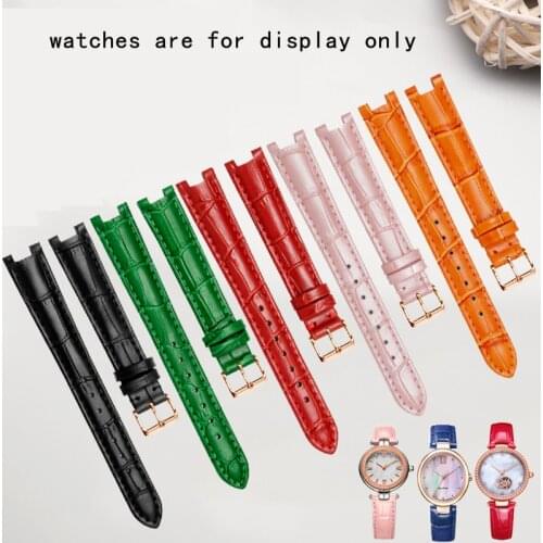 CICIDD Genuine Leather Watch Strap Special Interface Colour Bracelet Suitable For Fiyta Gucci Male Female Watch Accessories