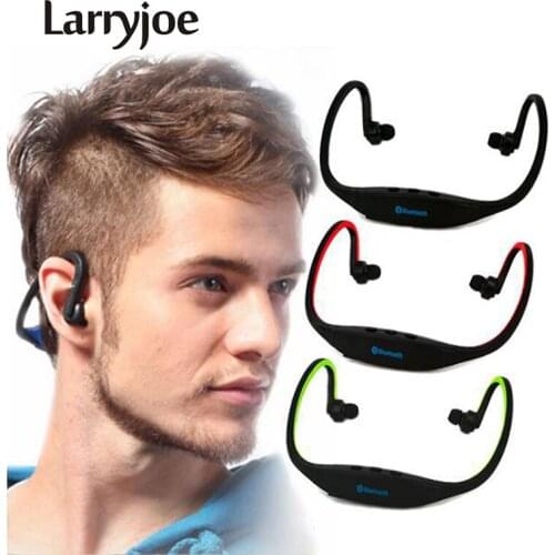 Larryjoe S9 Sport Wireless Bluetooth 3.0 Earphone Headphones headset for iphone 6/5/4 galaxy S5/S4/3 iOS/Android with Microphone