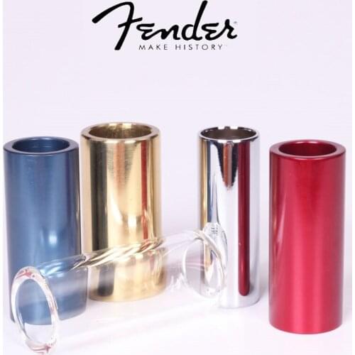 Fender Steel Chrome Slide Aluminum Slide Glass Slide Brass Slide, 9 Choices
