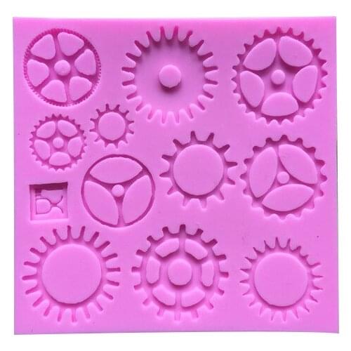 Screw turn sugar cake silicone mold baking tool 17-29
