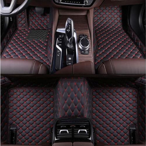 High quality mats! Custom special car floor mats for Volkswagen Tiguan 2020-2017 waterproof durable car carpets for Tiguan 2019