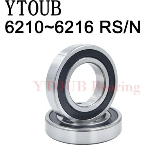 YTOUB Deep groove ball подшипники 6210 6211 6212 6213 6214 6215 6216 RS 2RS RZ 베어링 Chrome Steel bearing