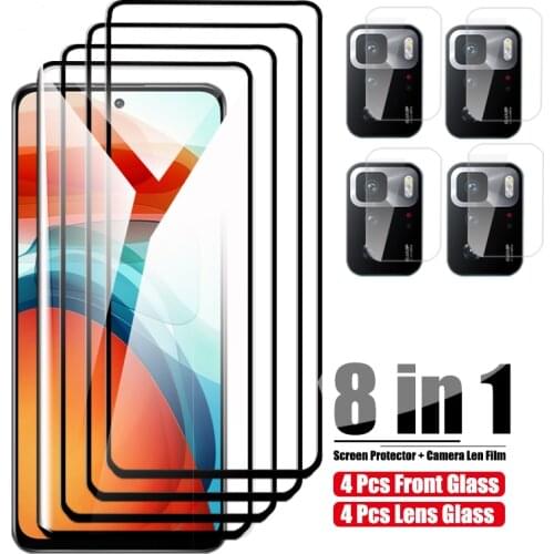 For Xiaomi Poco M3 Pro Glass Screen Protector On Xiomi Poco X3 GT X3 NFC F3 Tempered Glass PocoF3 Camera Lens Protective Film