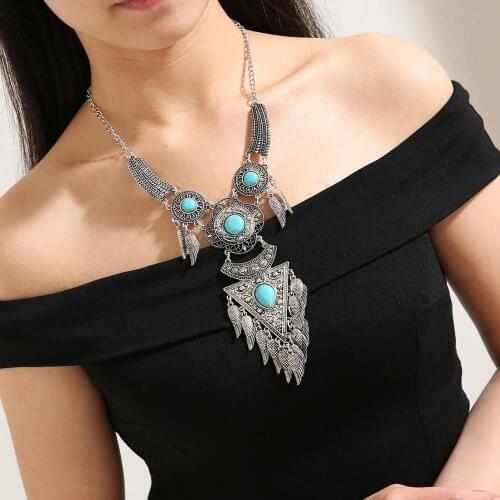Retro Vintage Necklace Tassel Necklace Lady Classic Jewelry