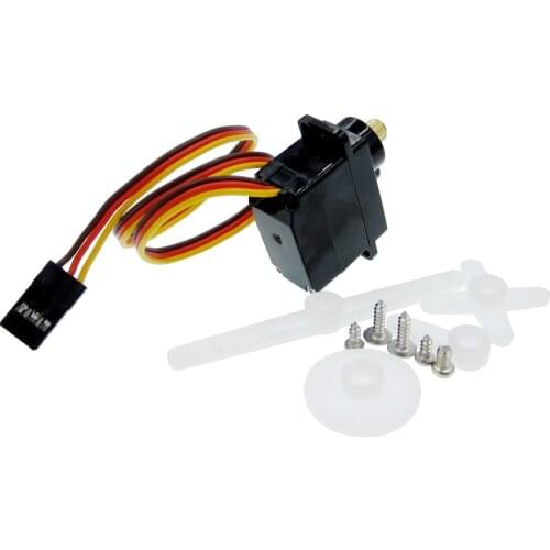 1PC ES08MA II Mini Metal Gear Analog Servo Digital Micro Steering Servos Gear 4.8-6V 200mA for 450 RC Helicopters