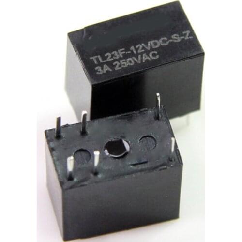1PCs 6 Feet Relay 3V/5V/12V Small Relay 24V Signal Relay Jzc-23F G5V Hk23f