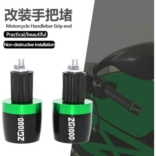 7/8" CNC Motorcycle Accessories Handlebars Bar Ends Grips Slider For Kawasaki ZG1000 CONCOURS 1992 1993-2006 1994 1995 1996 1997