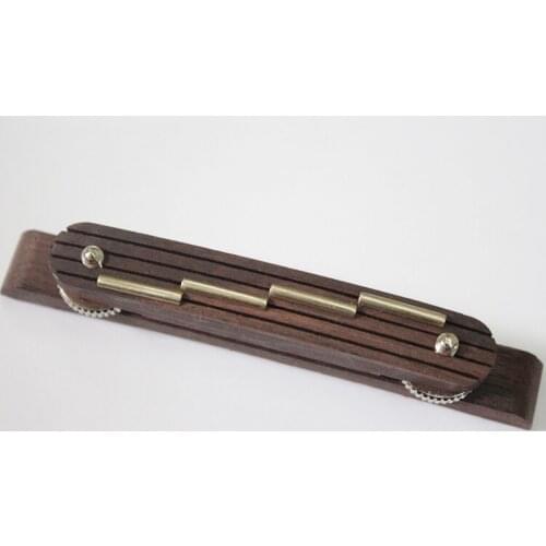 Wooden bridge for 4 sting guitar bass