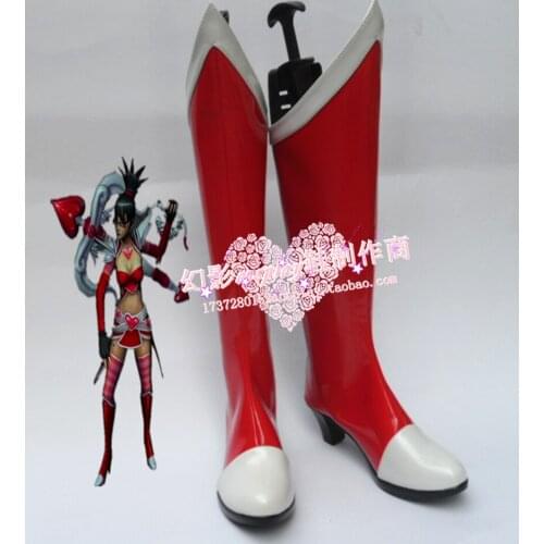 LOL Vayne Halloween Long Cosplay Shoes Boots H016