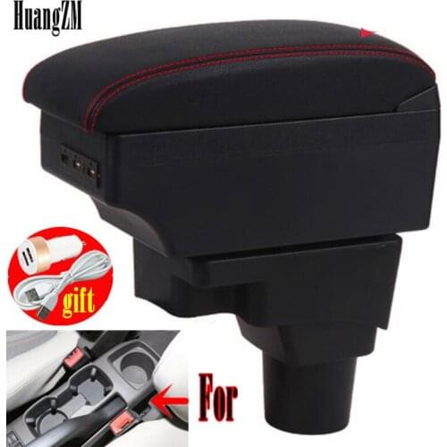 For Chevrolet Aveo Sonic Lova T250 T300 armrest box central Store content Storage box cup holder car-styling accessories