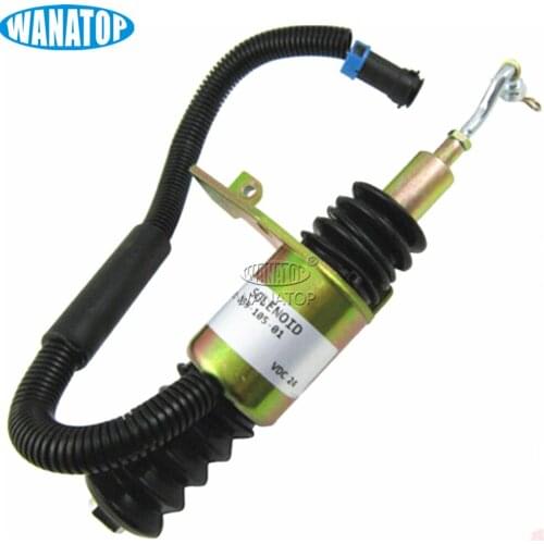 Engine shut off solenoid D59-105-01 for Diesel Dongfeng 24V