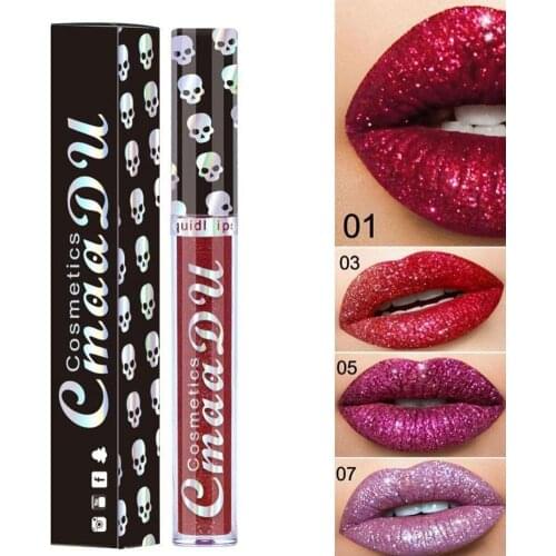8 Color Lip Glaze Sexy Liquid Lipstick Lipgloss Matte Long Lasting Waterproof Non-stick Cup Lip Makeup Cosmetic
