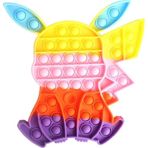 Pokemon 20.5CM Hot Push Bubble Fidget Toys Adult Stress Relief Toy Antistress Soft Squishy Anti-Stress Gift Anti Stress Box