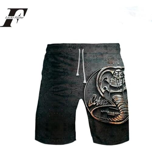 Cobra Kai Short Pants Summer Boys 3d Print Snake Baby Boy Jogger Hip Hop Hot Selling Customized Wholesale Leisure kpop