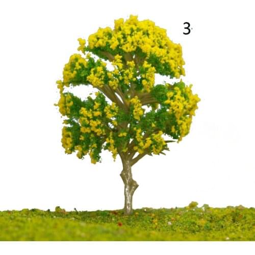 200pcs/lot Scale 4.6cm Model Flower Architecture Tree Sand Table For Ho N Train Layout Modelbouw Scene Maker Factory Diy Model