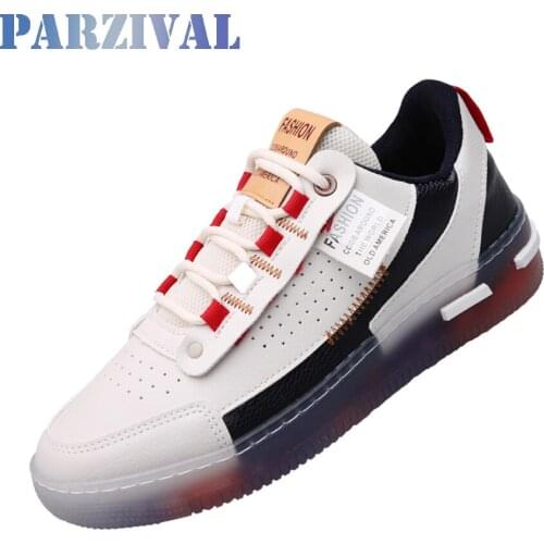 PARZIVAL Mens Shoes Tide Shoes Men Vulcanize Sneaker Breathable Non-slip Wild Casual Shoes Men Outdoor Sports Shoes