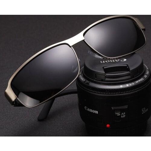 Mens Sunglasses Polarized Sunglasses square metal sunglasses driving Glasses Motorcycle Glasses