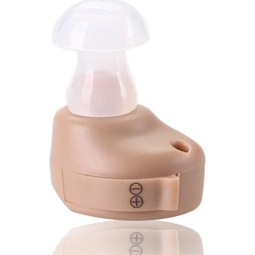 Mini Size Inner Ear Invisible Hearing Aid Volume Adjustable Hearing Aids Ear Sound Amplifier Ear Care Tools