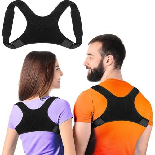 New Adjustable Back Posture Brace Support Belt Corrector Clavicle Back Shoulder Lumbar Posture Correction Corrector