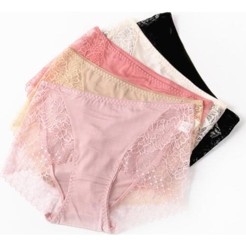 First and Last Womens Silk Panties Natural Mulberry Silk Underwear Breathable and Comfortable Hip-less Seamless Briefs